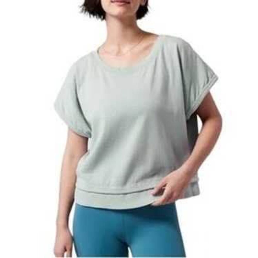 Athleta Sundown Shirred Tee